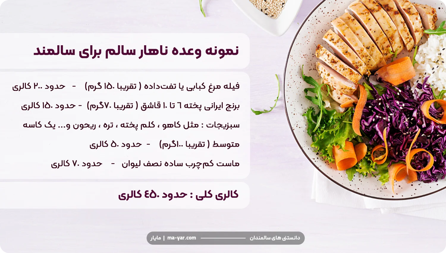 برنامه غذایی سالمند